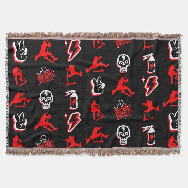 Best Freestyle Pro Scooters Throw Blanket (Front)