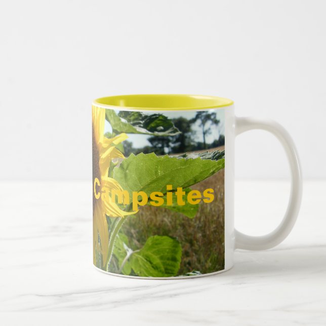 Best French Campsites Sunflower Mug (Right)