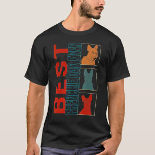 Best Frenchie Dad Design Men Father French Bulldog T-Shirt