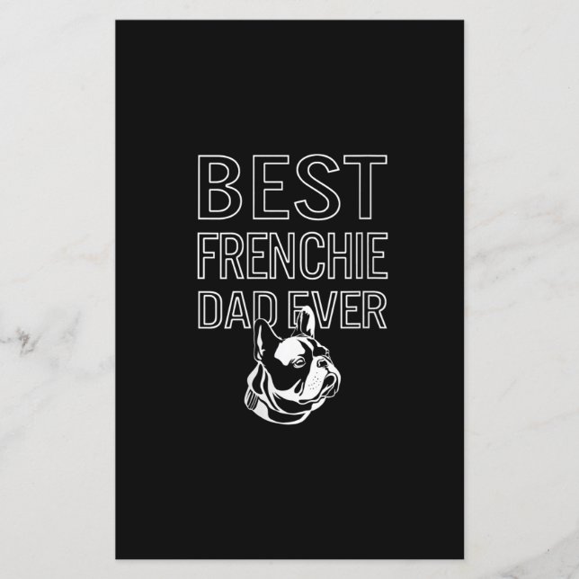 Best Frenchie Dad Ever Daddy French Bulldog (Front)