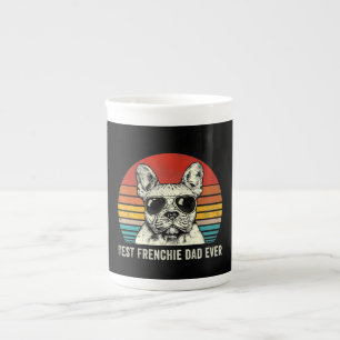 Best Frenchie Dad Ever Funny Bulldog Dad Gift Bone China Mug