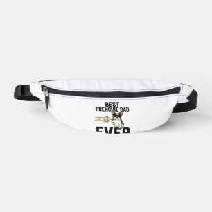 Best Frenchie Dad Ever Funny Bulldog Shirt Design_ Bum Bags