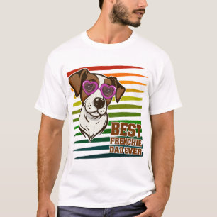 Best Frenchie Dad Ever Funny Dog Lover Gift T-Shirt