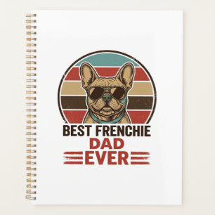 Best Frenchie Dad Ever Vintage Bulldog Shirt_1 Planner