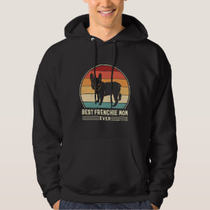 Best Frenchie Mum Ever Retro French Bulldog Dog Mo Hoodie