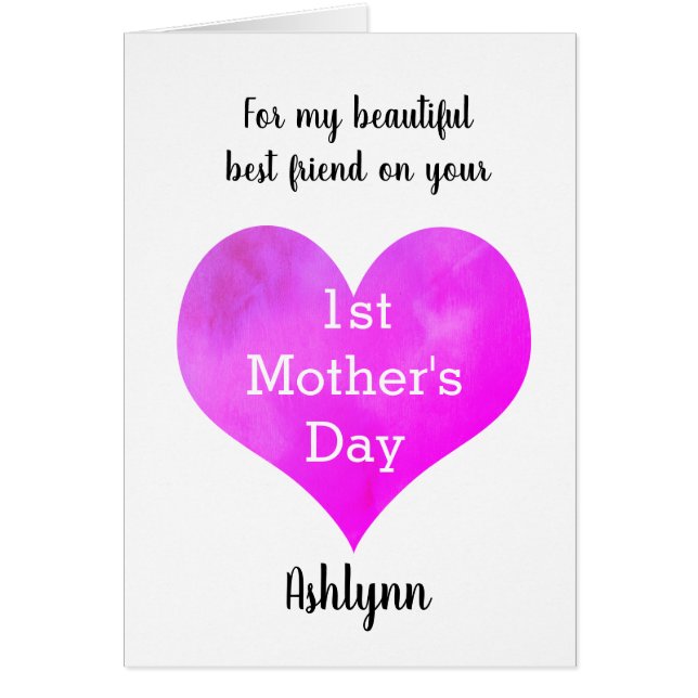 Best Friend 1st Mother's Day (Front)