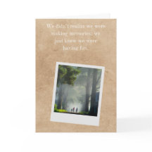 Best Friend Adventure Card Boys Biking Friendship