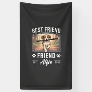 Best Friend Alfie Dog Lover Banner