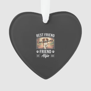 Best Friend Alfie Dog Lover Ornament
