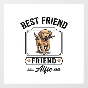 Best Friend Alfie Vintage Dog Lover Design_1