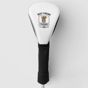 Best Friend Alfie Vintage Dog Lover Design_1 Golf Head Cover