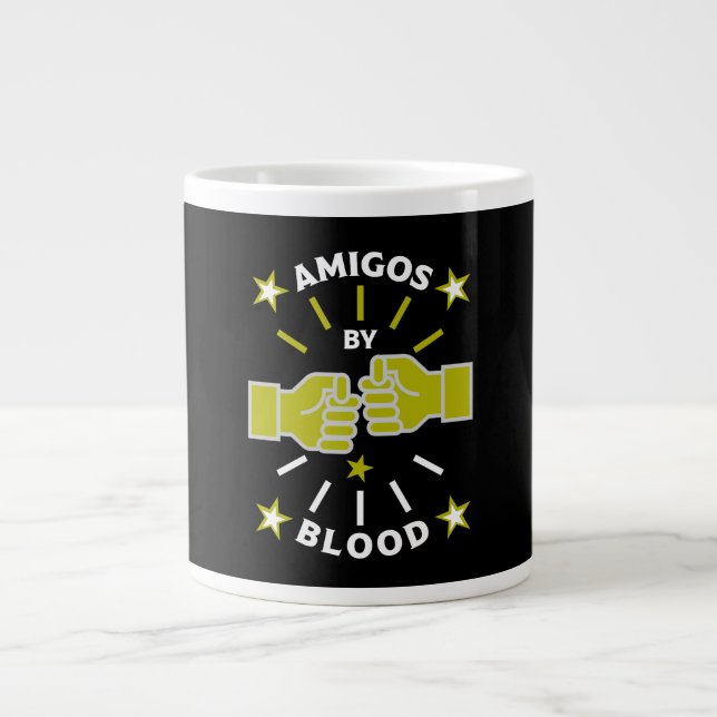 Best Friend Amigos Large Coffee Mug (Front)
