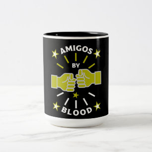 Best Friend Amigos Two-Tone Coffee Mug