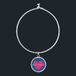 "Best Friend" Bangle Charm Sister Bracelet<br><div class="desc">The "Best Friend" Bangle Charm Sister Bracelet is a unique piece that has an editable message for you to personalise easily. This charm bracelet says "Best Friend" to create a one of a kind bracelet your Best Friend will love.</div>