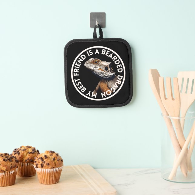 Best Friend Bearded Dragon Pot Holder (Insitu(Hanging))
