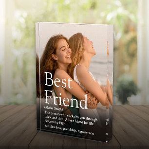 Best Friend Besties BFF Photo Definition Block