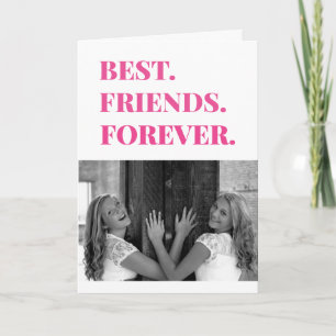 Best Friend BFF Bestie Photo Card