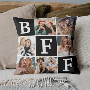 Best Friend BFF Photo Collage Friendship Gift  Cushion