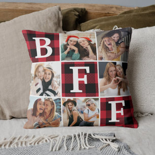 Best Friend BFF Photo Collage Friendship Gift  Cushion