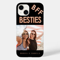 Best friend black rose gold photo besties bff