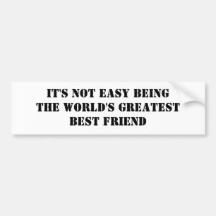 Best Friend Bumper Sticker