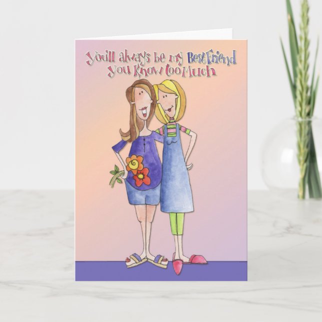 Best Friend Card (Front)
