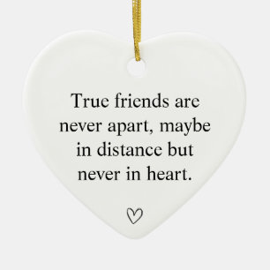 Best Friend Christmas Heart Ceramic Tree Decoration