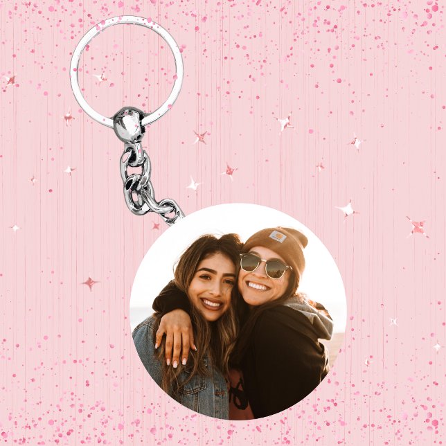 Best Friend Custom Photo Create your own Key Ring (Creator Uploaded)