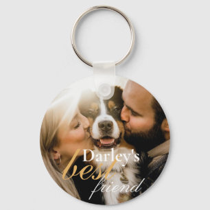 Best Friend Cute Photo Family Modern Key Ring