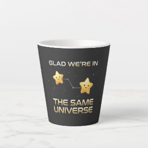 Best Friend Day Shirt: Celestial Same Universe Tee Latte Mug