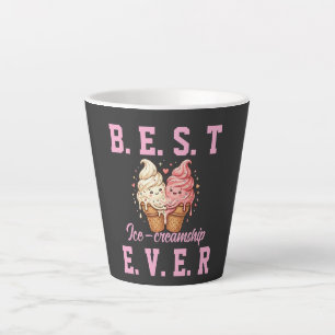 Best Friend Day Shirt: Cute Ice Cream Bestie  Latte Mug