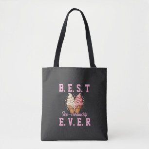 Best Friend Day Shirt: Cute Ice Cream Bestie Tote Bag