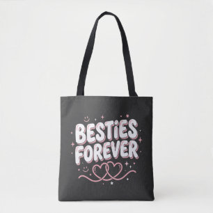 Best Friend Day Shirt: Retro Besties Forever Tote Bag