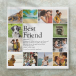 Best Friend Definition Photo Collage Faux Canvas Print<br><div class="desc">Personalise with 12 favourite photos and personalised text for your special best friend to create a unique gift. A perfect way to show them how amazing they are every day. Designed by Thisisnotme©</div>