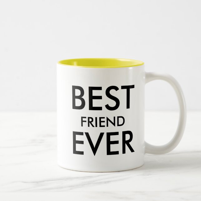Best friend Ever | friendship Gift Two-Tone Coffee Mug (Right)
