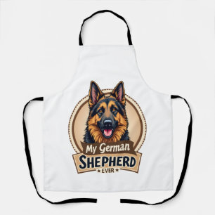 Best Friend Ever My German Shepherd Vintage Dog Lo Apron
