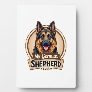 Best Friend Ever My German Shepherd Vintage Dog Lo Plaque