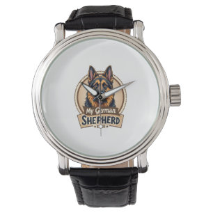 Best Friend Ever My German Shepherd Vintage Dog Lo Watch
