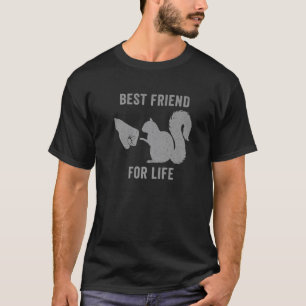 Best Friend For Life Retro Vintage Squirrel Lover T-Shirt
