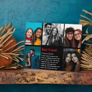 Best Friend Friendship Day Photo Plaque