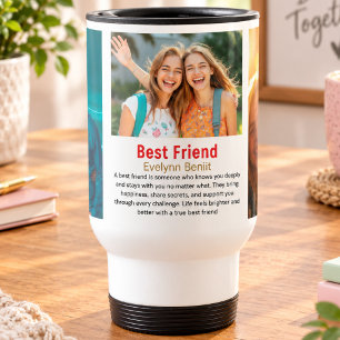 Best Friend Friendship Day Photo Travel Mug