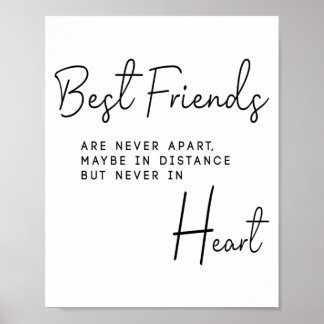 Best Friend Gift Idea for Friends Poster