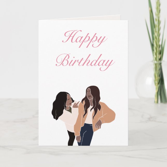 Best friend Happy Birthday Card - Dark humor (Front)