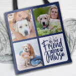 Best Friend Has Paws Custom 3 Pet Photo Dog Lover  Tote Bag<br><div class="desc">My Best Friend has Paws! Celebrate your best friend with a custom Pet Photo Collage Tote Bag. When you have so many fun memories and photos , one photo isn't enough . Our Dog Photo tote bag has three photos. Whether you have a new puppy , or to memorialise all...</div>