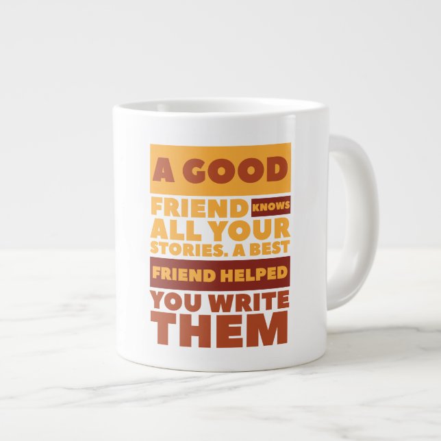 Best Friend  Jumbo Mug (Front Right)