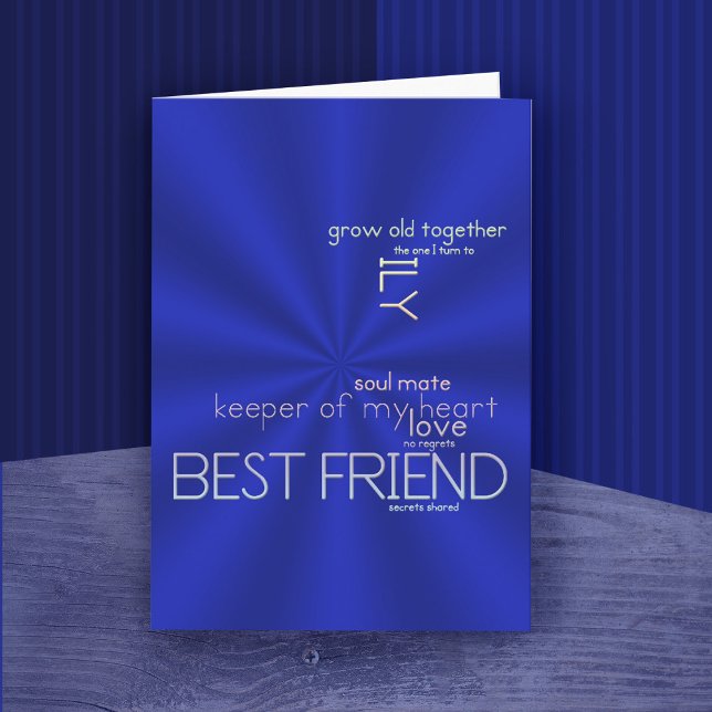 Best Friend Keeper of My Heart Greeting Card (Creator Uploaded)