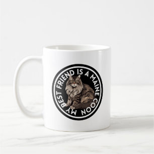Best Friend Maine Coon Cat Coffee Mug