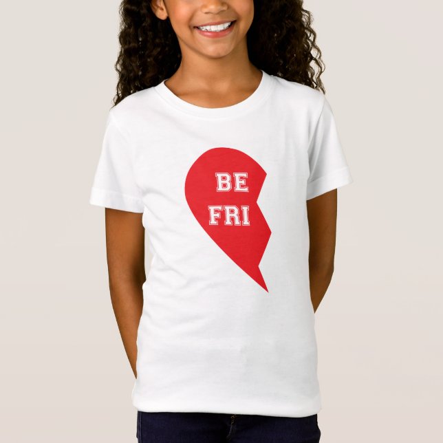 Best Friend Matching Dog and Human Child T-Shirt (Front)