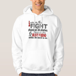 Best Friend Means World To Me Diabetes Hoodie