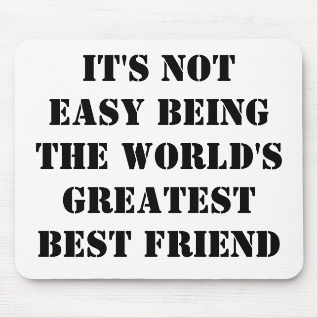 Best Friend Mouse Pad (Front)